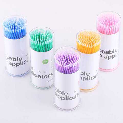 Eco friendly medical Disposable dental Applicator consumables Micro Brush